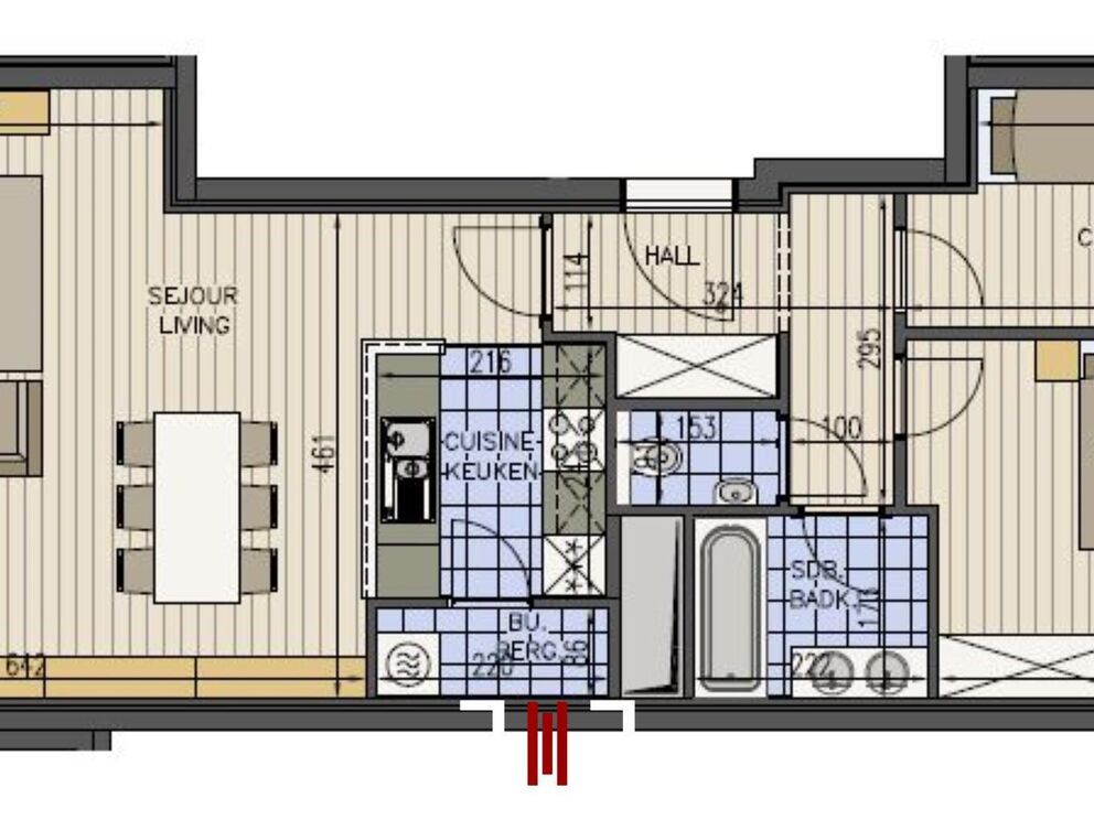 Appartement à louer à Woluwe-Saint-Lambert